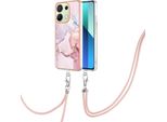 Custodia Con Cinturino Per Xiaomi Redmi Note 13 4G, Paraurti In Tpu Morbido, Custodia Protettiva, Con Cinturino Regolabile Oro Rosa