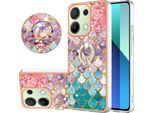 Custodia Per Xiaomi Redmi Note 13 4G, Custodia Protettiva In Silicone Tpu A Fantasia Con Supporto Ad Anello Colorful