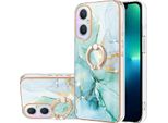 Custodia In Marmo Per Oneplus Nord N20 5G, Custodia Protettiva In Silicone Tpu Con Supporto Ad Anello Caffè
