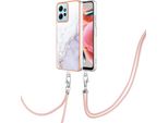 Custodia Con Cinturino Per Xiaomi Redmi Note 12 4G, Paraurti In Tpu Morbido, Custodia Protettiva, Con Cinturino Regolabile Bianco