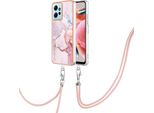 Custodia Con Cinturino Per Xiaomi Redmi Note 12 4G, Paraurti In Tpu Morbido, Custodia Protettiva, Con Cinturino Regolabile Oro Rosa
