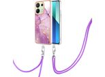 Custodia Con Cinturino Per Xiaomi Redmi Note 13 4G, Paraurti In Tpu Morbido, Custodia Protettiva, Con Cinturino Regolabile Rosa