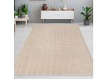 Tappeto Per Soggiorno/Camera Da Letto Con Motivo A Linee In Beige Dimensioni - 160 X 220 Cm