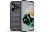 Custodia Per Huawei Pura 70 Custodia Protettiva In Silicone Tpu Morbido Antiurto Grigio Scuro