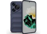 Custodia Per Huawei Pura 70 Custodia Protettiva In Silicone Tpu Morbido Antiurto Blu Scuro