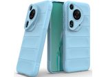 Custodia Per Huawei Pura 70 Custodia Protettiva In Silicone Tpu Ultra Morbido Antiurto Blu