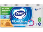 Zewa 5527 Zewa Toilettenpapier Ultra Clean 4-Lagig 16 Rollen