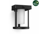 Applique Solare A Led Philips 8720169263895 Camill IP44 250 Lm 3000 K Con Sensore Di Movimento Nero