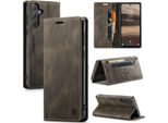 Custodia Galaxy A55, Custodia Retrò In Finto Cuoio, Supporto E Custodia Protettiva Per Samsung Galaxy A55 Kupfer