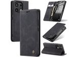 Custodia Redmi Note 13 4G, Retro Custodia In Finto Cuoio Con Funzione Stand Per Xiaomi Redmi Note 13 4G Nero