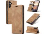 Custodia Galaxy A25, Custodia Retrò In Finto Cuoio Con Funzione Stand Custodia Protettiva Per Samsung Galaxy A25 5G Marrone