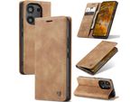 Xiaomi Poco M6 Pro 4G Custodia, Retro Custodia In Finto Cuoio Con Funzione Stand Per Xiaomi Redmi Note 13 Pro 4G/Poco M6 Pro 4G Marrone