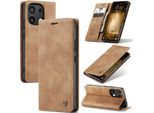 Custodia Redmi Note 13 4G, Custodia Retrò In Finto Cuoio Con Funzione Stand Cover Protettiva Per Xiaomi Redmi Note 13 4G Marrone