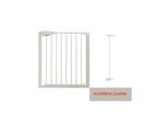 Munchkin - Barriera Di Sicurezza Per Bambini Easy Loc Bianca Con Estensione Di 7 Cm Gratis