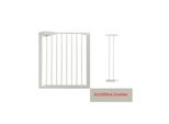 Munchkin - Barriera Di Sicurezza Per Bambini Easy Loc Bianca Con Estensione Di 14 Cm Gratis