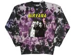 Nirvana - Felpa "Flipper"" Per Uomo/Donna Unisex RO11166 (S) (Grigio/Viola/Nero)"