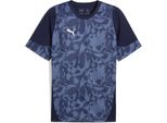 Puma Teamcup Maglia Da Allenamento Uomo Navy Argento Taglia 3XL