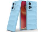 Custodia Per Motorola Edge 50 Fusion Custodia Protettiva In Silicone Tpu Morbido Antiurto Blu