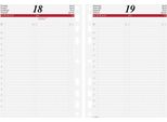 Rido 70-65 900 005 Timing 1 Inserto Agenda Giornaliera - 1 Giorno / 1 Pagina, 14,8 X 21 Cm