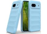 Custodia Per Google Pixel 8A Custodia Protettiva In Silicone Tpu Morbido Antiurto Blu