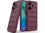 Custodia Per Xiaomi Redmi 13 Custodia Protettiva In Silicone Tpu Morbido Antiurto Maroon