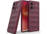 Custodia Per Motorola Edge 50 Fusion Custodia Protettiva In Silicone Tpu Morbido Antiurto Maroon