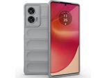 Custodia Per Motorola Edge 50 Fusion Custodia Protettiva In Silicone Tpu Morbido Antiurto Grigio