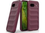 Custodia Per Google Pixel 8A Custodia Protettiva In Silicone Tpu Morbido Antiurto Borgogna