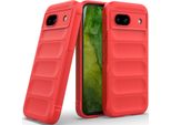 Custodia Per Google Pixel 8A Custodia Protettiva In Silicone Tpu Morbido Antiurto Rosso
