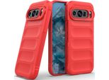 Custodia Per Google Pixel 9 Pro Custodia Protettiva In Silicone Tpu Morbido Antiurto Rosso