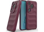 Custodia Per Huawei Pura 70 Art Custodia Protettiva In Silicone Tpu Morbido Antiurto Borgogna