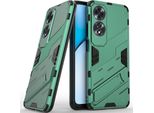 Custodia Armor Per Oppo A60 Custodia Protettiva Antiurto Ibrida In Pc Tpu Con Funzione Stand Verde