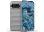 Custodia Per Google Pixel 9 Pro Custodia Protettiva In Silicone Tpu Morbido Antiurto Grigio