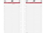 Rido 70-66 900 005 Timing 2 Inserto Agenda Giornaliera - 1 Giorno / 1 Pagina, 9,3 X 17,2 Cm
