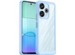 Custodia Per Xiaomi Redmi 13 4G Trasparente, Antiurto Tpu Silicone Custodia Protettiva Blu