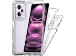 Custodia Trasparente Per Xiaomi Poco X5 Pro/Redmi Note 12 Pro 5G, Tpu Antiurto E Pc Ibrido Custodia Trasparente