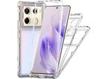 Custodia Trasparente Per Infinix Note 40 Pro 5G/Note 40 Pro+, Custodia Antiurto In Tpu E Pc Ibrida Trasparente
