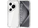 Custodia Per Huawei Pura 70 Pro / Pura 70 Pro+ Paraurti Trasparente In Tpu Morbido, Custodia Protettiva Antiurto