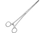 Pinza In Acciaio Inox 25 Cm - Lunga | Curva E Scanalata Per Lavori Precisi