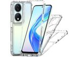 Custodia Trasparente Per Honor X7B, Custodia Ibrida Antiurto In Tpu E Pc Trasparente