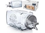 Bicchiere Per Bevande Orion Distributore Di Bevande Distributore Di Bevande In Vetro Con Rubinetto Per Bevande In Frigorifero3,5 L