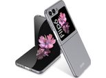 Custodia Per Samsung Galaxy Z Flip 6 / Z Flip 7 Fe, Sottile Custodia Rigida Opaca In Pc, Resistente Alle Impronte Digitali Grigio