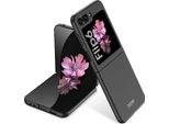 Custodia Per Samsung Galaxy Z Flip 6 / Z Flip 7 Fe, Sottile Custodia Rigida Opaca In Pc, Resistente Alle Impronte Digitali Nera