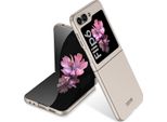 Custodia Per Samsung Galaxy Z Flip 6 / Z Flip 7 Fe, Sottile Custodia Rigida Opaca In Pc, Resistente Alle Impronte Digitali Grigio Chiaro