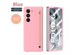 Custodia Per Samsung Galaxy Z Fold 6 Custodia Sottile Resistente Agli Urti E Ai Graffi Con Penna Integrata E Protezione Dello Schermo Rosa