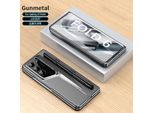 Custodia Per Samsung Galaxy Z Fold 6 Custodia Rigida Sottile In Pc Resistente Ai Graffi Con Penna, Protezione Dello Schermo Integrata Grigio