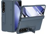 Custodia Per Samsung Galaxy Z Fold 4 5G Custodia Rigida Per Pc Con Protezione Della Cerniera E Protezione Dello Schermo Integrata, Supporto Grigio Scuro
