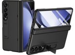 Custodia Per Samsung Galaxy Z Fold 4 5G Custodia Rigida Per Pc Con Protezione Della Cerniera E Protezione Dello Schermo Integrata, Supporto Nero