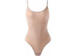 Body A Compressione Per Il Modellamento Del Corpo, Shapewear Da Donna, Body Per Il Controllo Della Pancia, Beige S