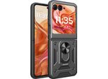 Custodia Techsuit Camshield Back Cover Per Motorola Razr 50 - Nero